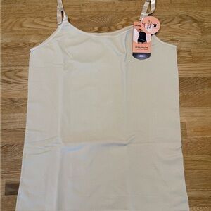 Shapermint Essentials All Day Every Day Scoop Neck Cami NWT Chai 2XL